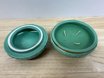HomeWorx Slatkin + Co Scented Candle Macaron Shaped 3oz Pistachio Macaron