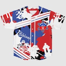 PR FRlags Up Baseball Jersey