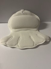 Bath Shower Pillow suction cup to tub white