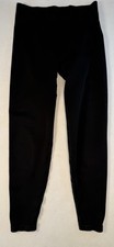 Pink Black Leggings Medium Thick Full Length Victoria Secret Women's Stretch