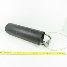 CM 5" x 17" OAL Electric Hoist Chain Container Canister with Mounting Bracket