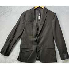 NEW Banana Republic Marzotto Mens 40R Blazer Sport Coat Brown Wool Stretch Slim