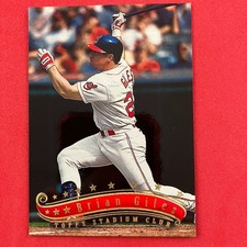 Brian Giles 1997 Topps Stadium Club Rookie Card #139 MLB Cleveland Indians. rookie card picture