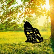 Custom Cat Memorial Stake, Cat Grave Marker, Remembrance Garden Gift