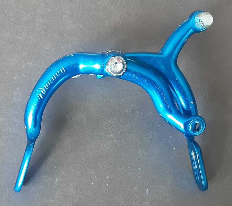 Vintage Shimano Tourney Brake Caliper 88S Electric Blue.