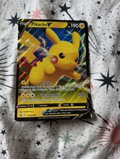 Pokemon TCG - Shining Fates - Pikachu V - SWSH061 - Black Star Promo Jumbo Card