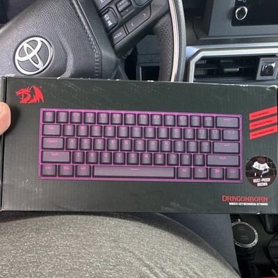 Redragon Dragonborn K630 Wired 61-Key Mechanical Illuminated QWERTY Black