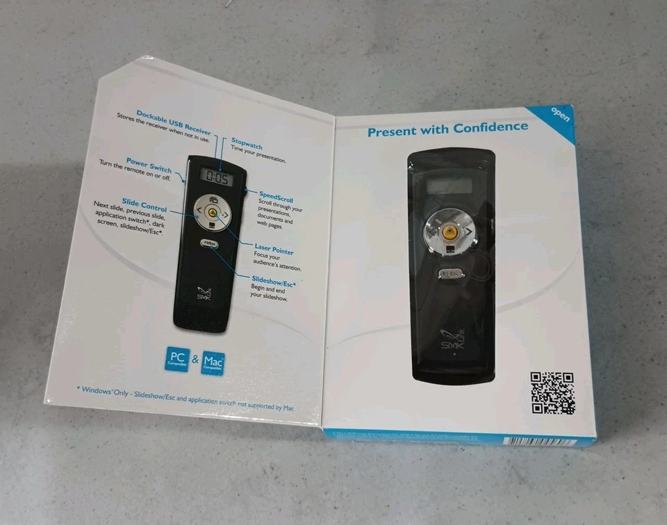 Interlink Wireless Stopwatch Presenter with Laser Pointer VP4560  - Image 2 of 4