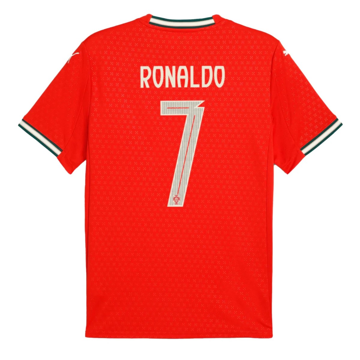 Cristiano Ronaldo #7 Portugal 2025 Home Jersey PUMA Replica Medium