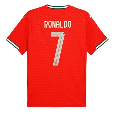 Cristiano Ronaldo #7 Portugal 2025 Home Jersey PUMA Replica Medium