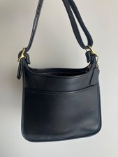 Vintage Coach 9966 Legacy Zip Shoulder Bag Black Leather Used in Japan