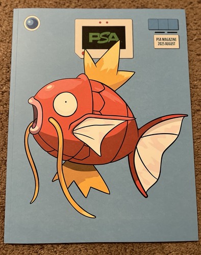 Pokémon Magikarp PSA Magazine August 2025 Edition