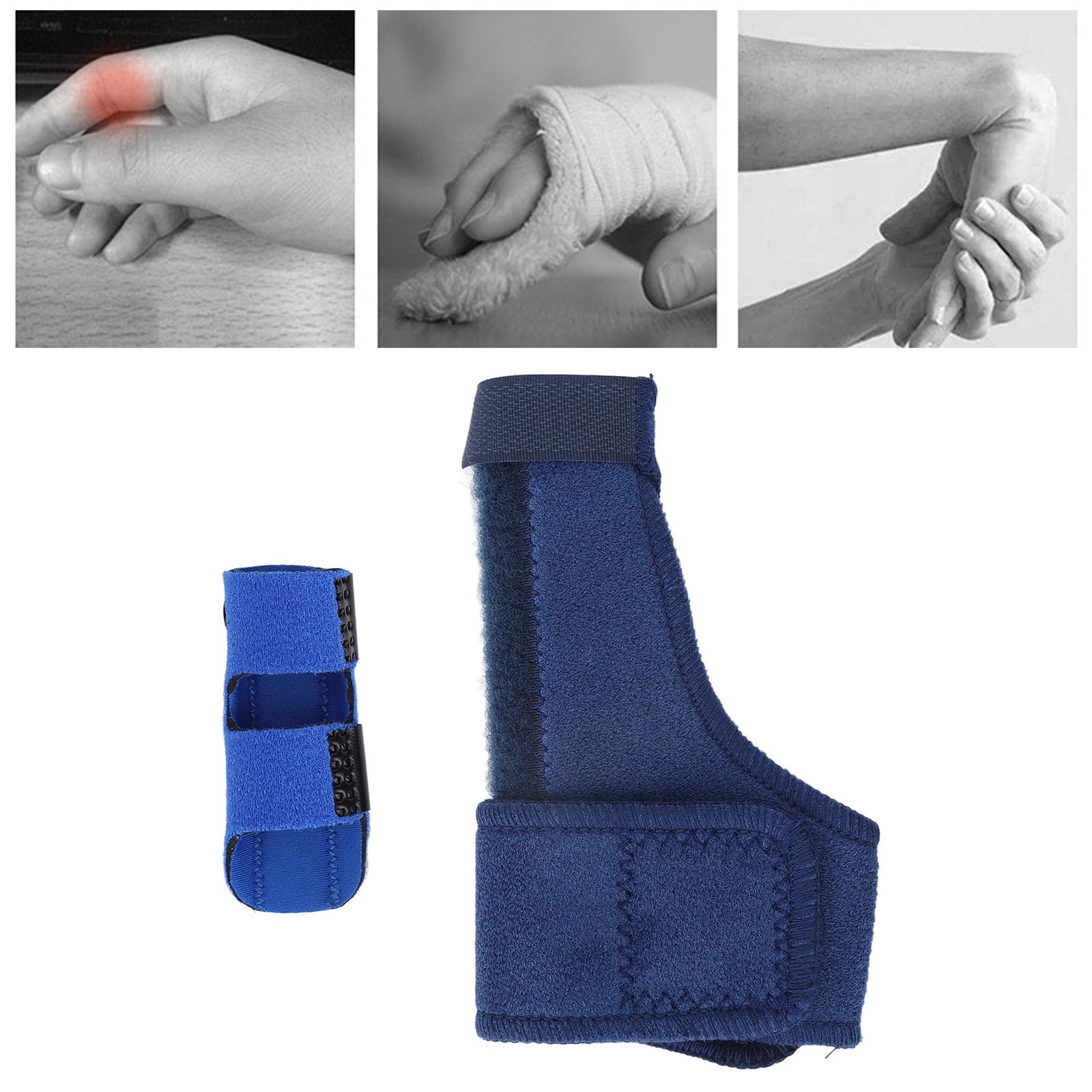༝Thumb Splint Brace Multi Finger Universal Hand Support For Straightening Art