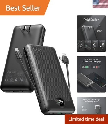 Portable Charger 20000mAh, Fast Charging Power Bank USB C,4 Output 2 Input Tr...