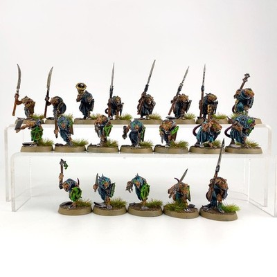 x20 Warhammer AOS Old Clan Rats Plastic Figures | P-00RXJ