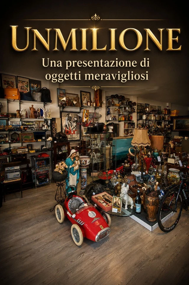 una presentazione di oggetti meravigliosi per collezionisti e curiosi
