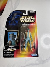 Kenner Star Wars Potf Red Card Greedo Action Figure