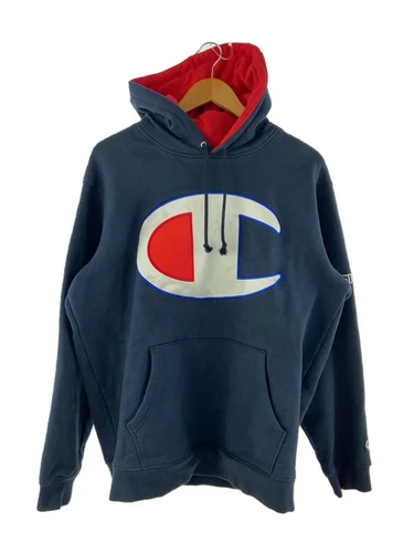Sweat à capuche Supreme × Champion bleu marine L occasion