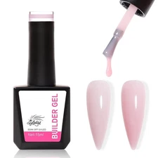 Builder Gel for Nails, 15Ml 7 in 1 Builder Gel Nail Polish, LED Lamp Cured for C