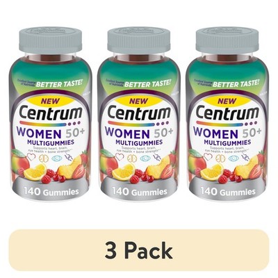 Centrum Silver Women 50+ Gummy Multivitamin 3 x 140 Free Shipping