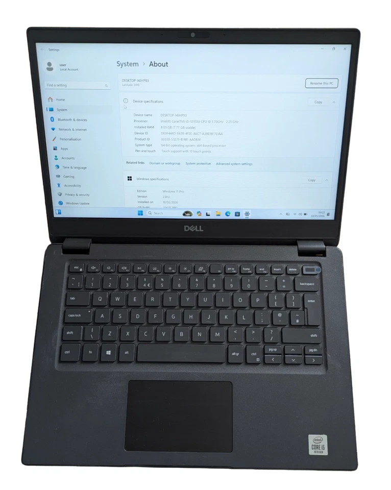 Dell Latitude 3410 · i5-10310U · 8GB · 256GB, photo 1 of 5