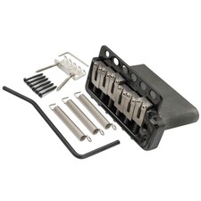 Wilkinson Wvp6-sb Black 54mm Guitar Tremolo Bridge Steel Saddles Block For Strat