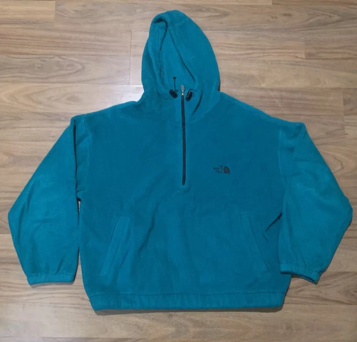 Vintage The North Face Made in USA Deep Pile Fleece 1/2 Zip Pullover Men's Large