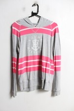 Tommy Hilfiger Womens Hoodie - Nautical Style Grey -Size Small S J66 