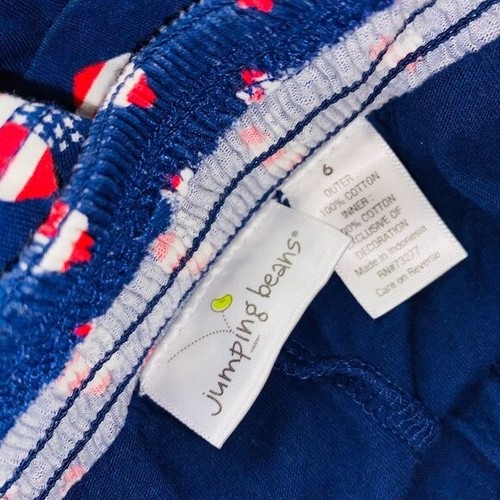Jumping Beans Girls American Flag Hearts Skort Skirt 6 - Picture 5 of 5