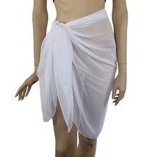 Beach Sarongs Premium Quality Semi Sheer Chiffon Sarong Cover Up Wrap One Size