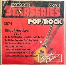 SC2274 MEAT LOAF  SOUND CHOICE KARAOKE CDG LOT VA