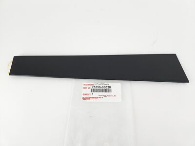 Genuine OEM Toyota 75756-08020 Driver LH Front Door B-Pillar Trim