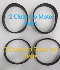 2 SETS of Dyson DC07 DC04 DC14 Clutch to Motor Clutch to Brushroll BELTS Flat