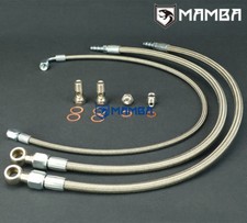 Mazda Miata Mx-5 323 Gtx W Garrett Gt28r T25 5 Bolt Turbo Oil Water Line Kit