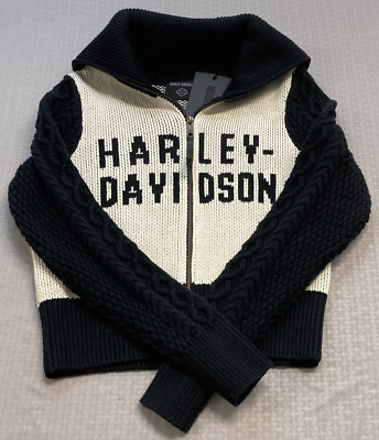 NEW GENUINE HARLEY DAVIDSON 96423-23VW WOMEN'S SMALL SWEATER