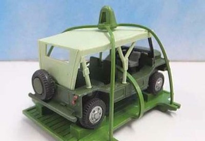 Dinky Toys 601 – Austin Para-Moke Avec Parachute – Boîte D'origine