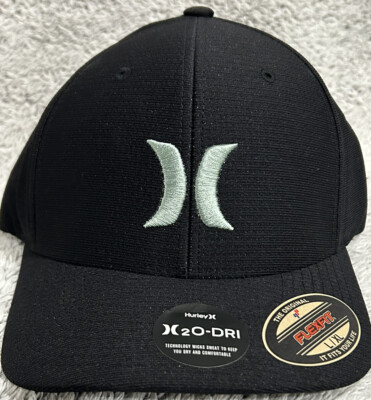L/XL Hurley Hat Men's H2O-DRI Pismo Perforated Mesh Flex Fit Hat