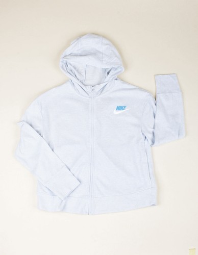 Nike Sweatshirt C / Abzugshaube Mädchen Sportswear Full Zip Jersey Hoodie - 085 - Bild 5 von 5