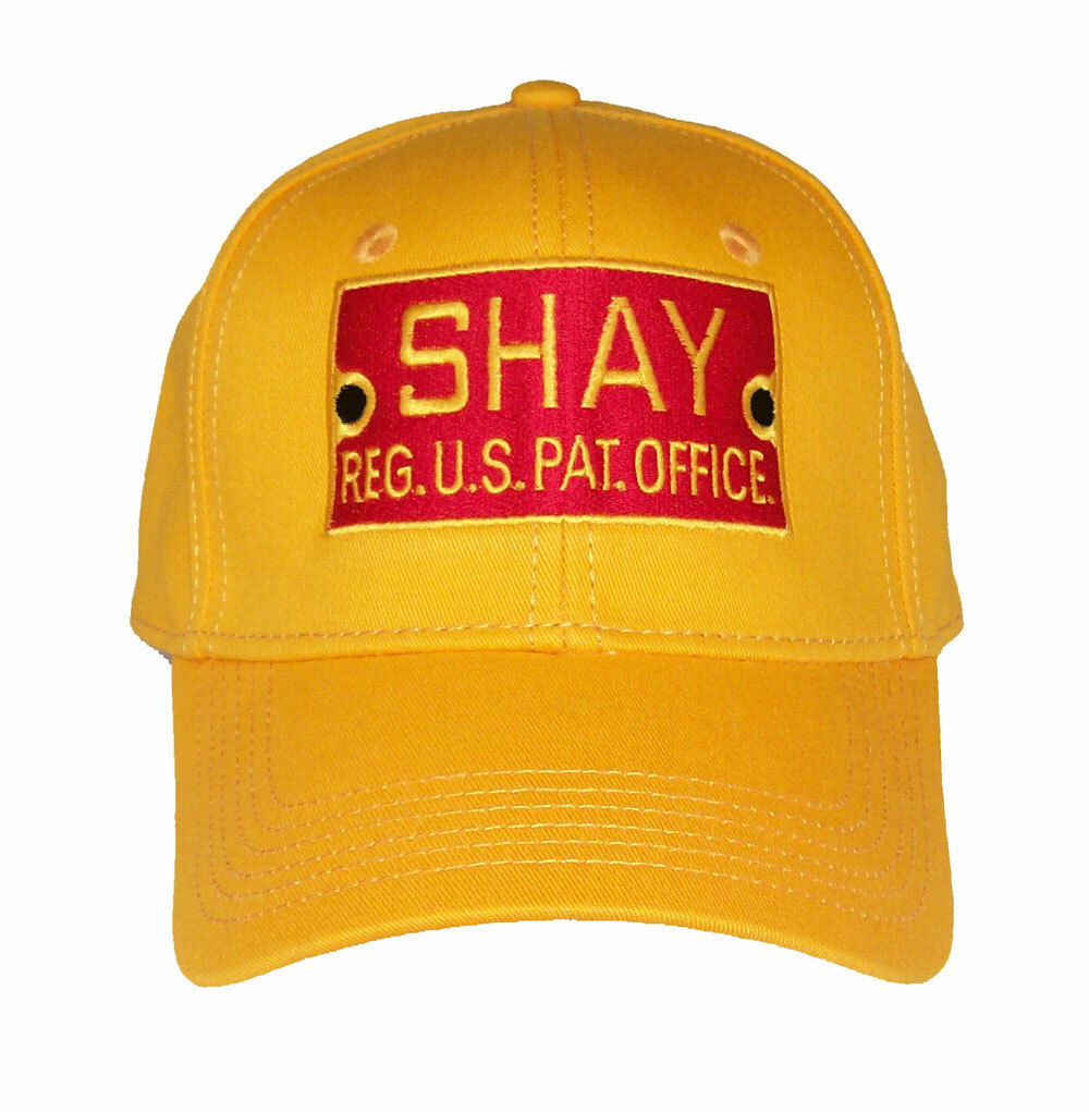 Shay Locomotive Embroidered Railroad Cap Hat #40-4000RGV | eBay