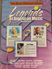 The Black Heritage Series Vol 1 Legends Of American Music Postcards - Sealed