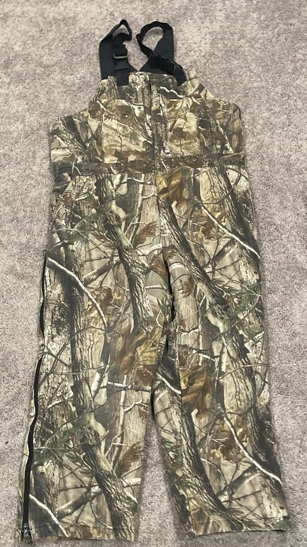Liberty Overalls Mens 2XL Woodland Camo Hunting Bib Outdoors Insulated Winter