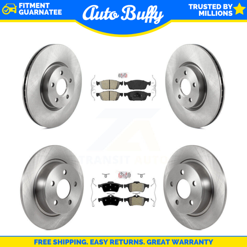 PowerStop Front Semi-Coated Rotor Kit | 2014–2018 Ford Transit Connect (SC6349) main image 1