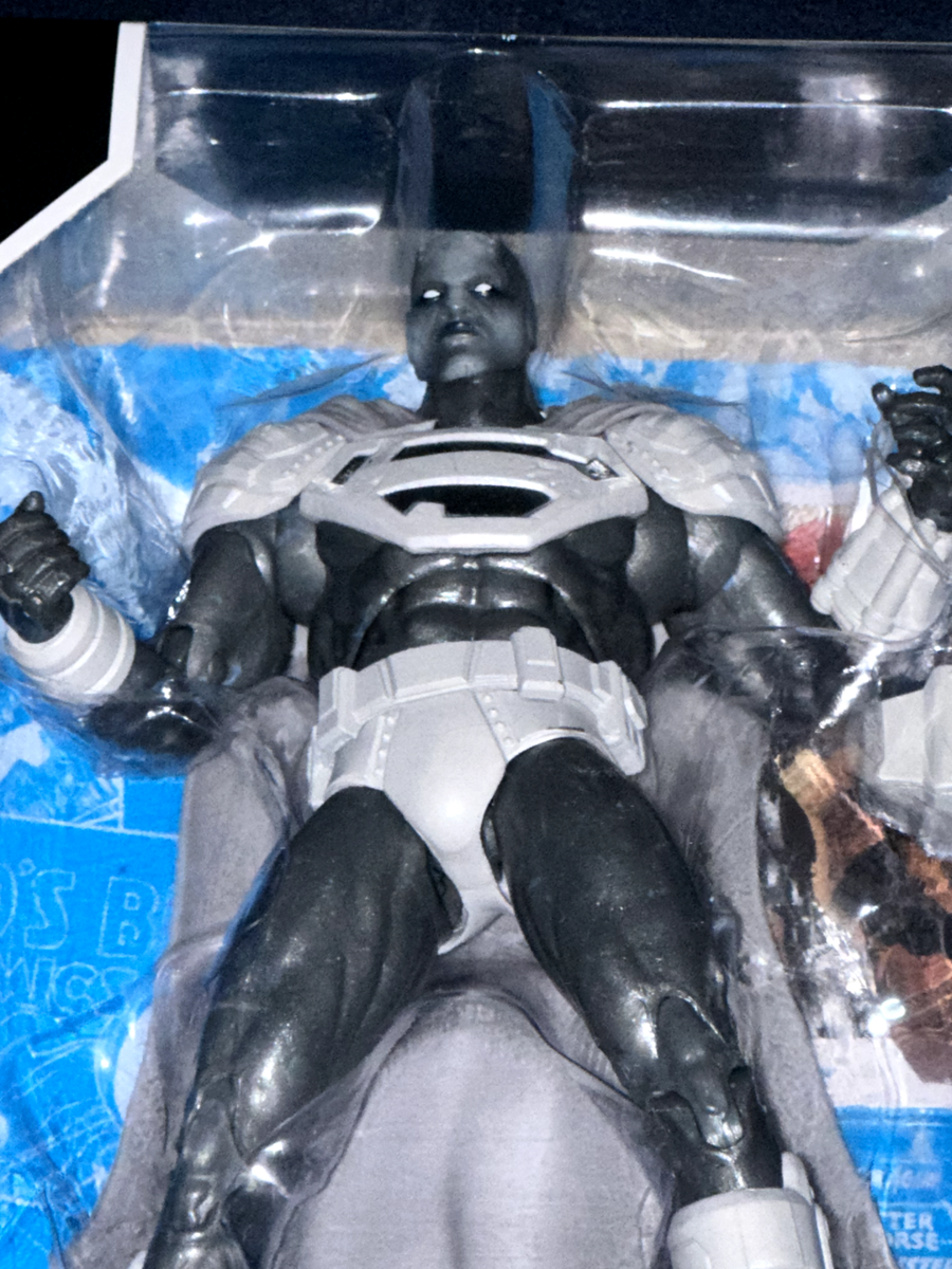 DC MULTIVERSE STEEL CHASE PLATINUM EDITION MCFARLANE TOYS 7 INCH