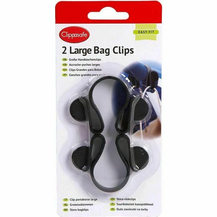 Clips para cochecito Clippasafe cochecito silla de paseo bolsa ganchos soporte para compras venta en el Reino Unido