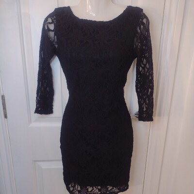 jane norman lace dress Black Sleeveless – UK 8 | Evening, Party, Date Night line midi skirt with sheer lace hem detail Jane Norman Women's Lace Round