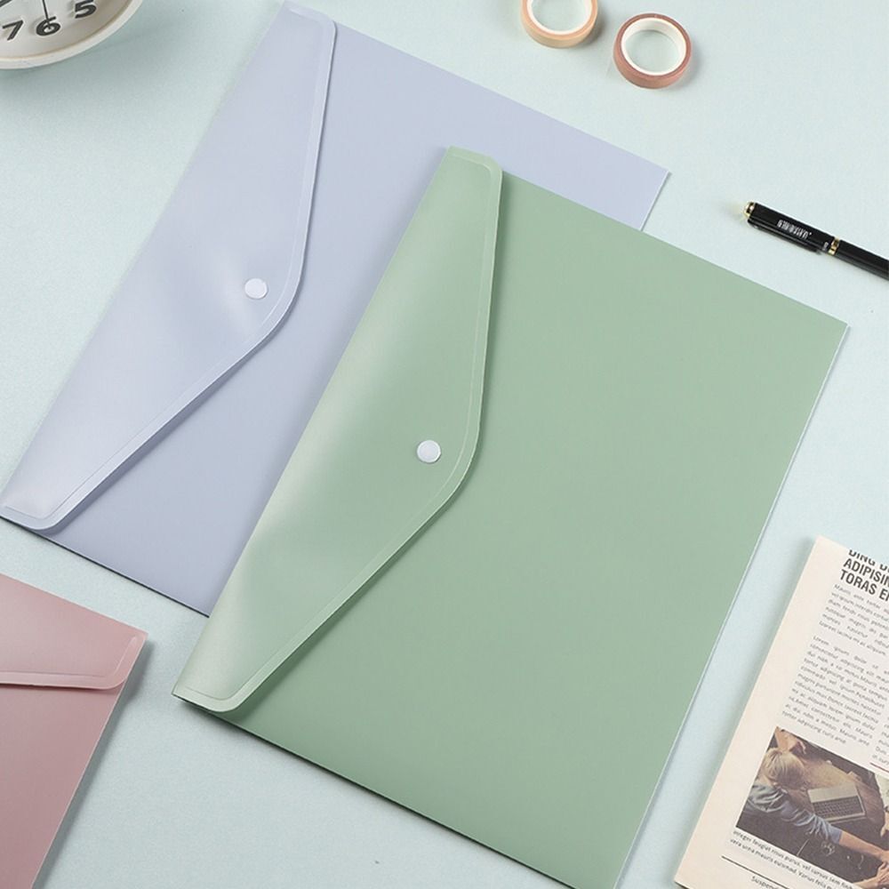 Stationery Bag A4 File Folders File Organizer Envelope Folder Document