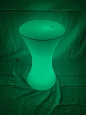 UZO1™ ILLUMINATED / CIRCULAR LIGHTED LED COCKTAIL / BISTRO TABLE 