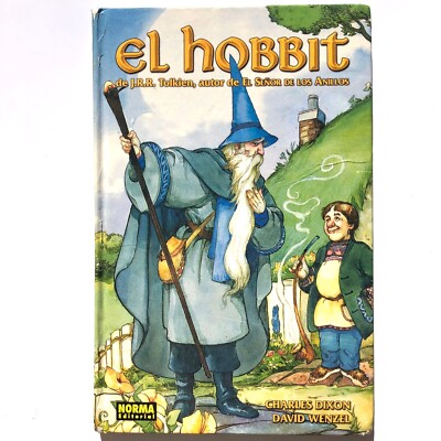 El Hobbit Graphic Novel JRR Tolkien Spanish Edition Hardcover Wenzel 8484314324