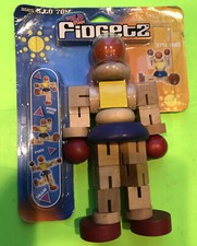 WILD TIME FIDGET2 HOLZ POSEABLE MAN/ROBOTER