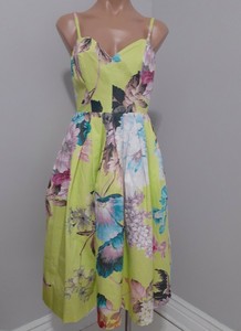 asos lime green dress